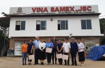 Delegation of Swiss Federal Economic Service (SECO) and cinnamon enterprises visit and learn about sustainable cinnamon material area of Vina Samex